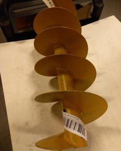 Worm gear pair d180 0,5m right for SE40 yellow M&M